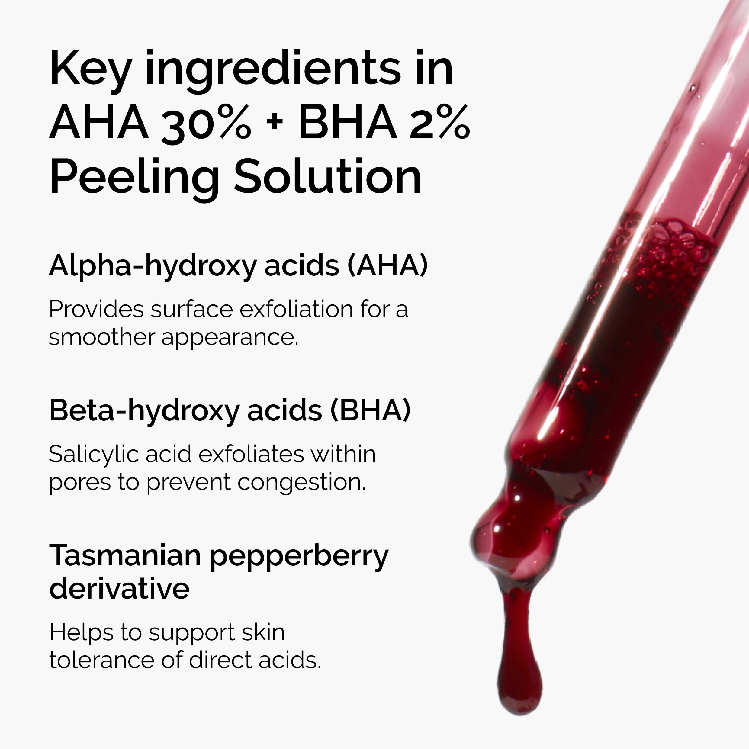 The Ordinary AHA 30% + BHA 2% Peeling Solution, Advanced Exfoliating Peel for Brighter Skin - Elefair Tech Official Product View 4