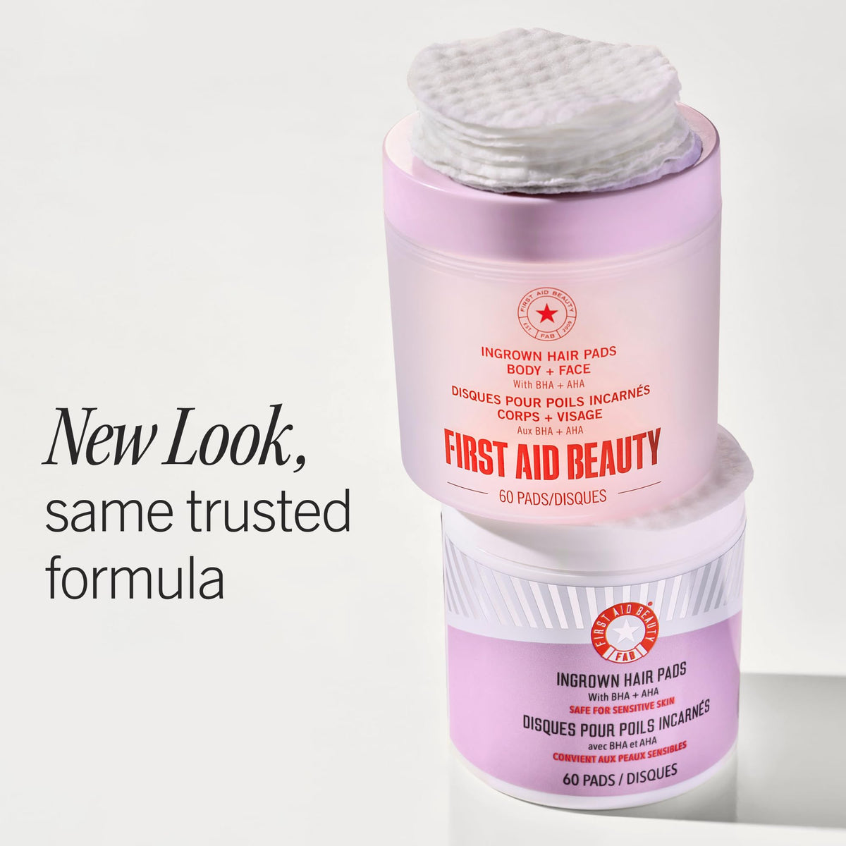 First Aid Beauty Ingrown Hair Pads with BHA and AHA - Premium Selection Official Imagery - 3