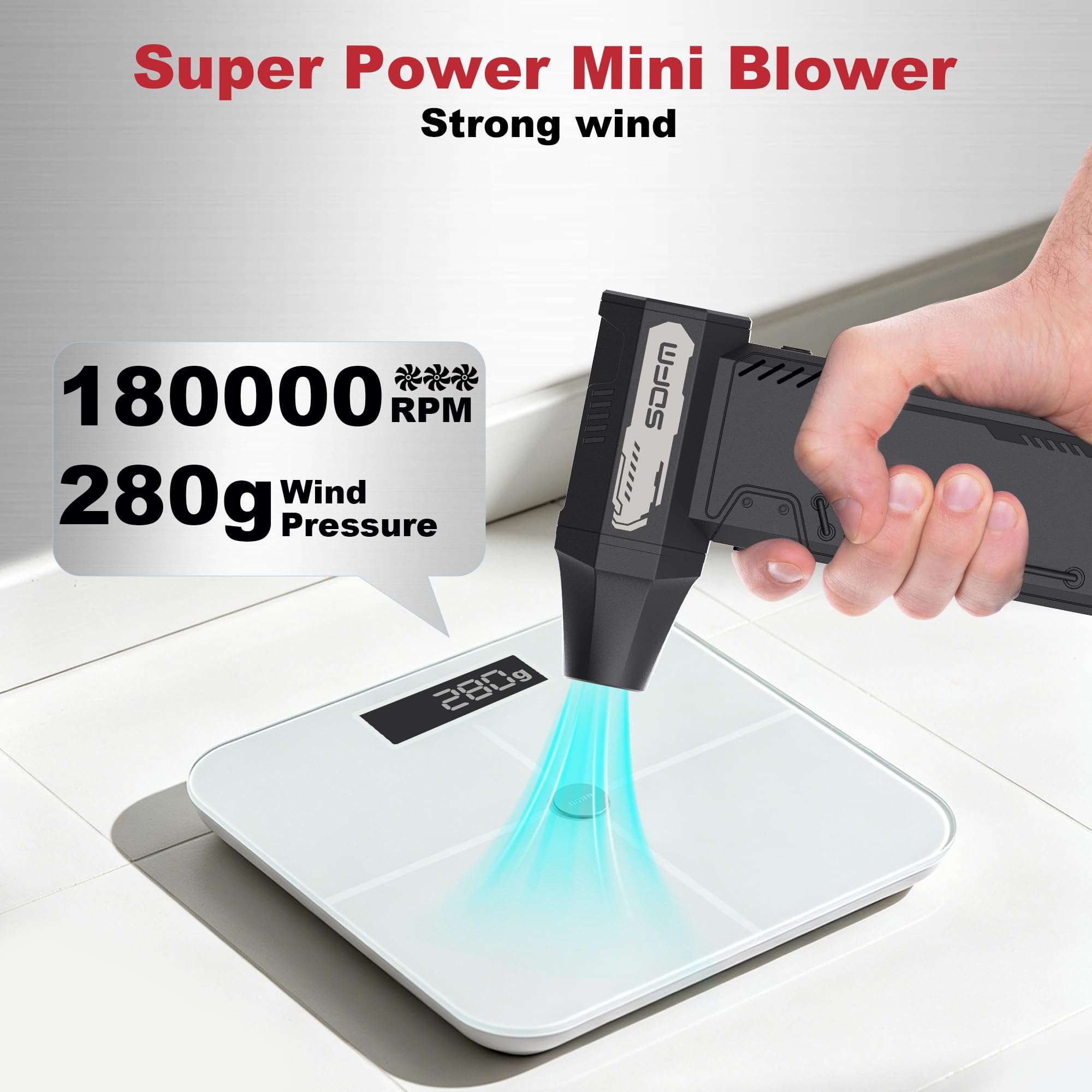 Compressed Air Duster 180 000RPM High Speed brushless Motor - SDFM Official Imagery - 7