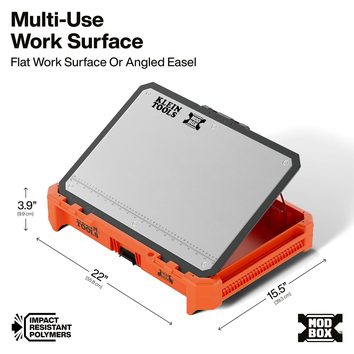 Klein Tools 54826MB MODbox Tray Work Top Portable Worktop - Premium Selection Official Imagery - 4