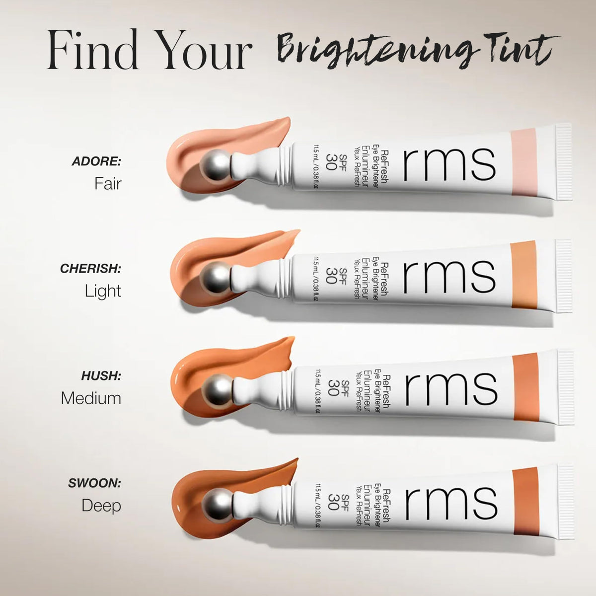 RMS Beauty ReFresh Eye Brightener SPF 30 Under Eye Corrector - RMS Beauty Official Imagery - 4