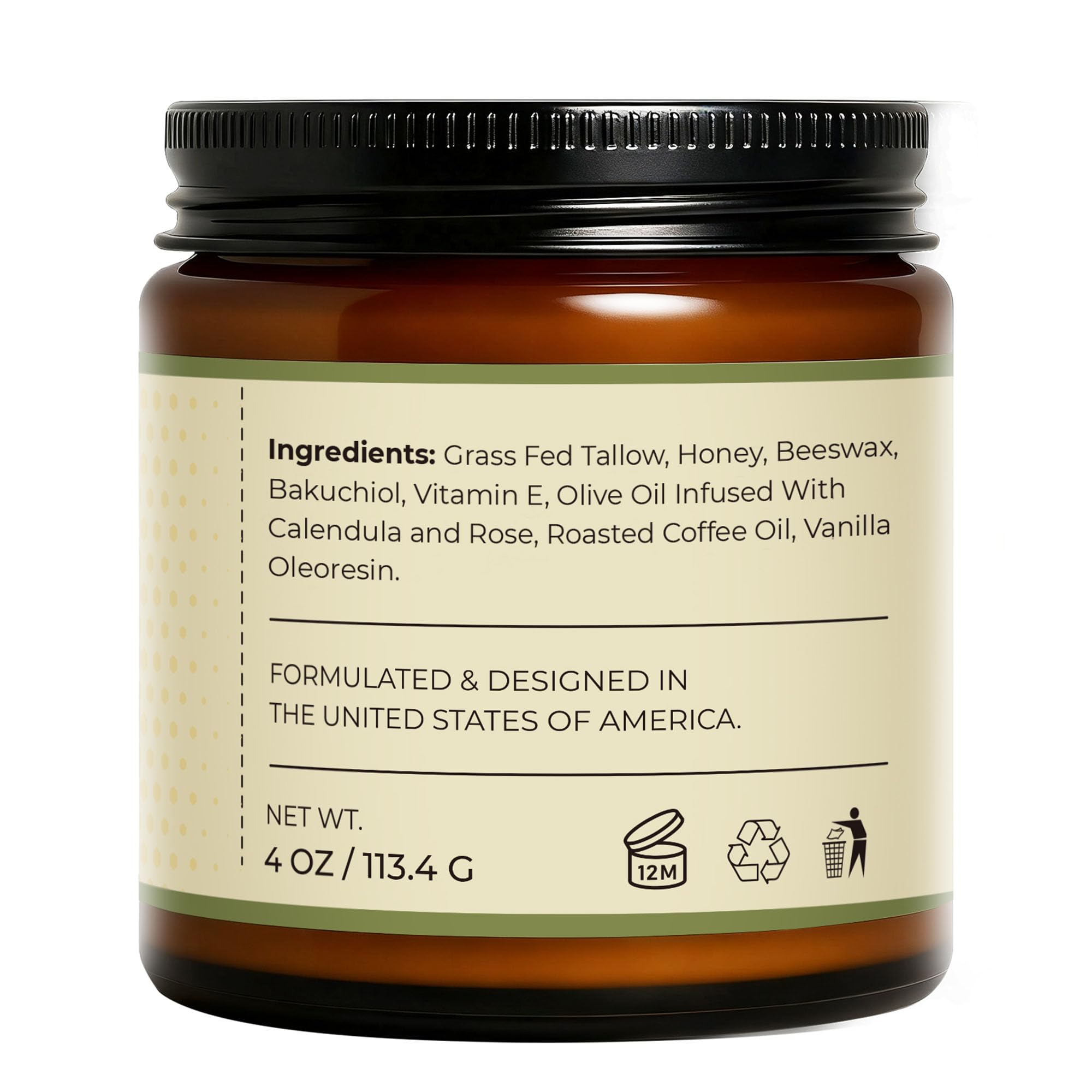 Hicream Beef Tallow for Skin, Beef Tallow and Honey Balm, 100% Or - Hicream Official Product View 10