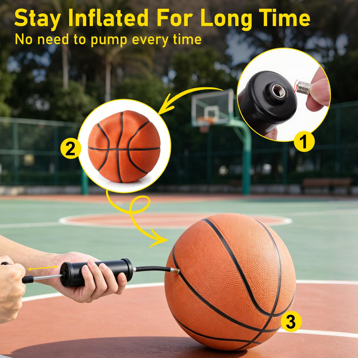 12 Pack Bulk Basketballs Official Outdoor Indoor for Men - SIKEMAY Official Imagery - 5