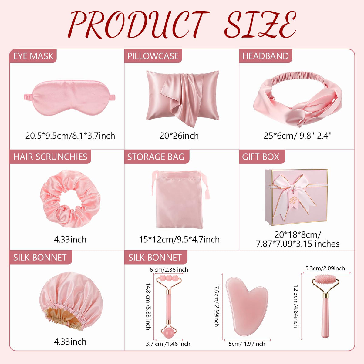 13 Pcs Birthday Gift for Women Spa Care Set Pink - Funnysoft Official Imagery - 4