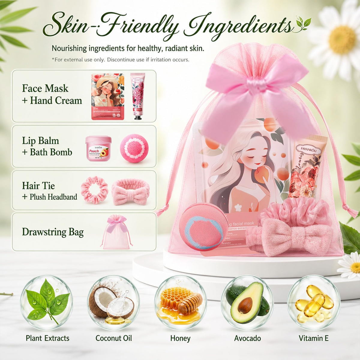 Dimore 130 Pcs Spa Party Supplies Bulk Gifts for Women Event - Dimore Official Imagery - 4