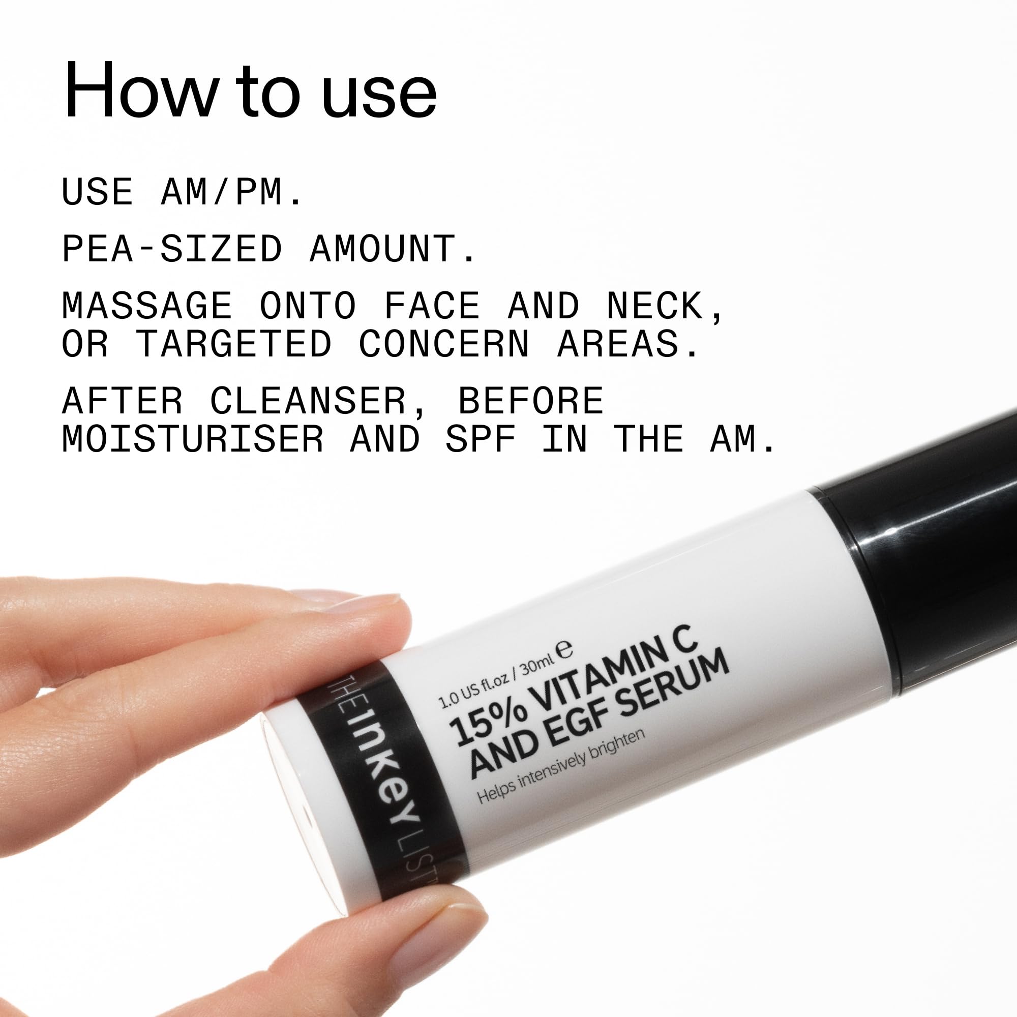 The INKEY List 15 Vitamin C and EGF Serum 1 Fl Oz Reduces - Premium Selection Official Imagery - 8