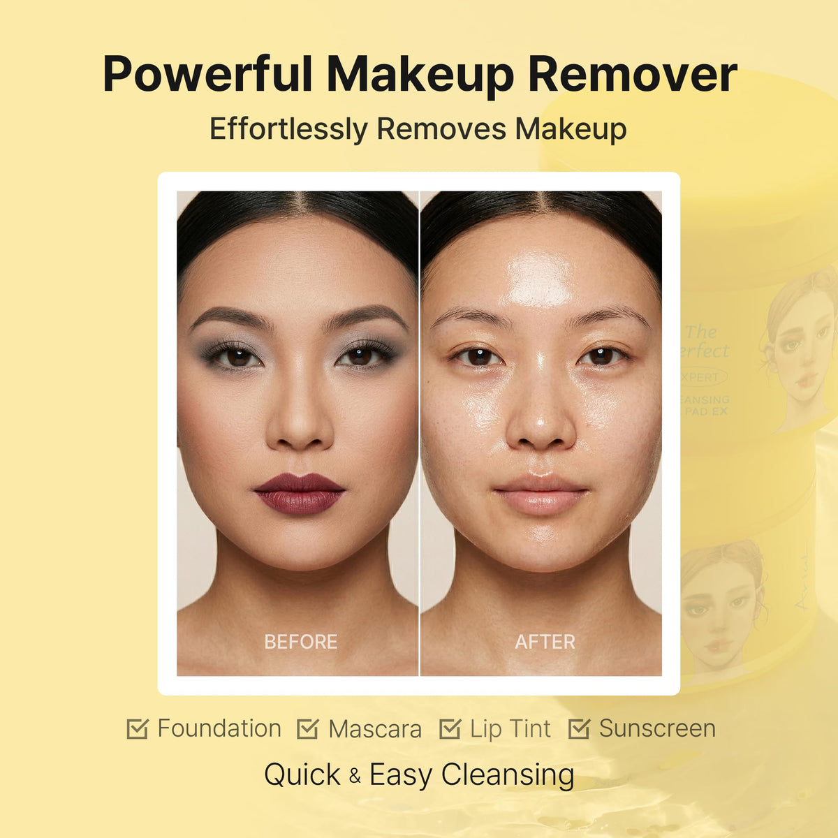 Ariul The Perfect Cleansing Oil Pads EX Korean Facial - Ariul Official Imagery - 6