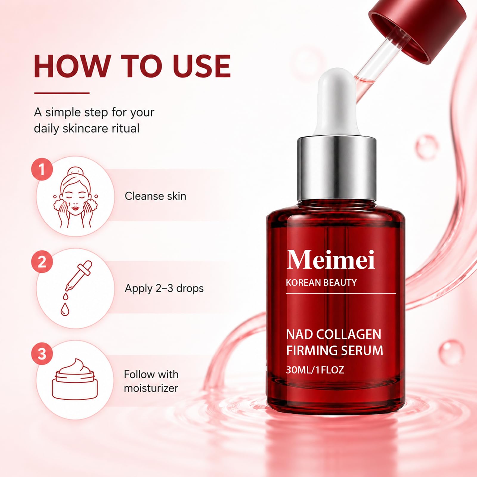 URABOS Meimei Firming Serum,Meimei Korean Beauty Nad Firming Serum,with EGF & - URABOS Official Product View 10