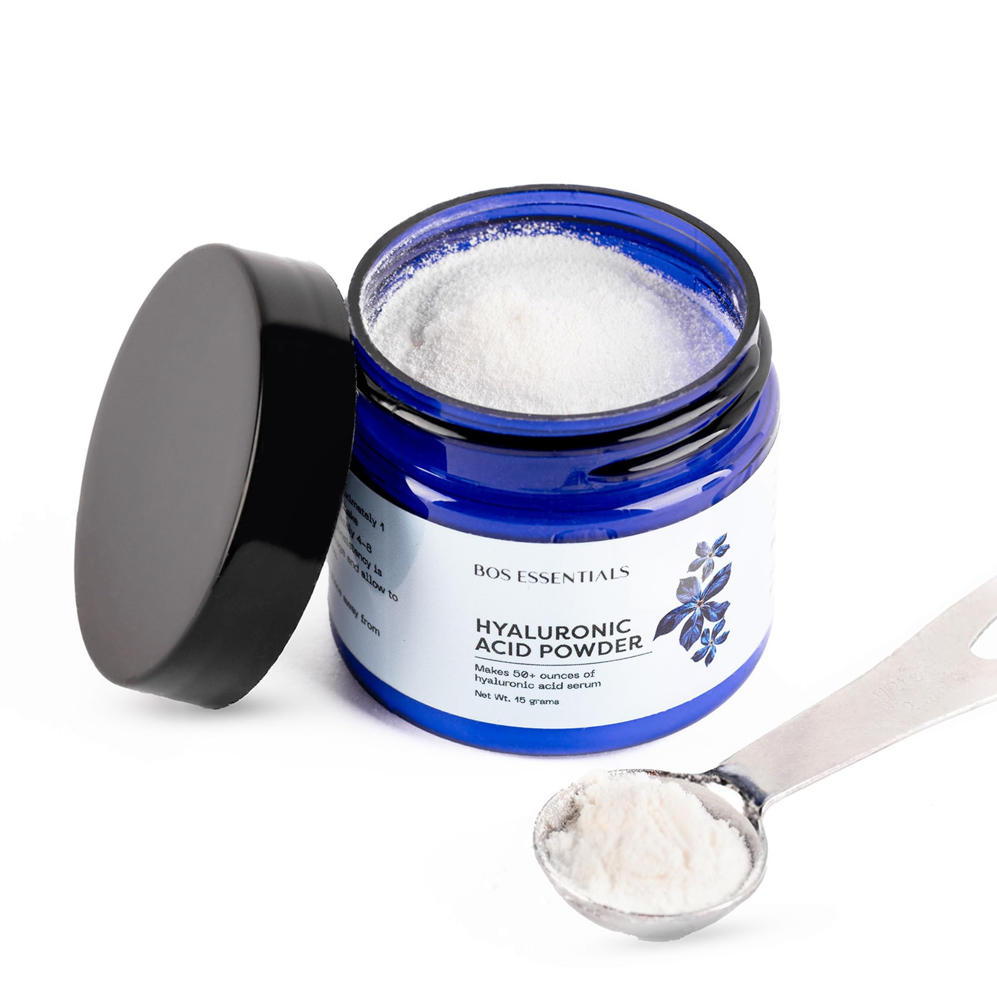 Pure Hyaluronic Acid Powder – 100% Natural, Vegan, U.S.-Made, - Product Imagery