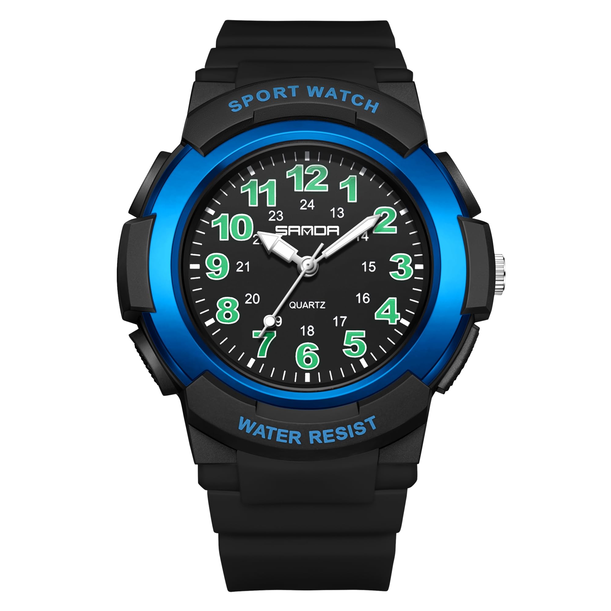 Unisex Fashion Simple Arabic Numerals Analog Quartz Watch for - Product Imagery