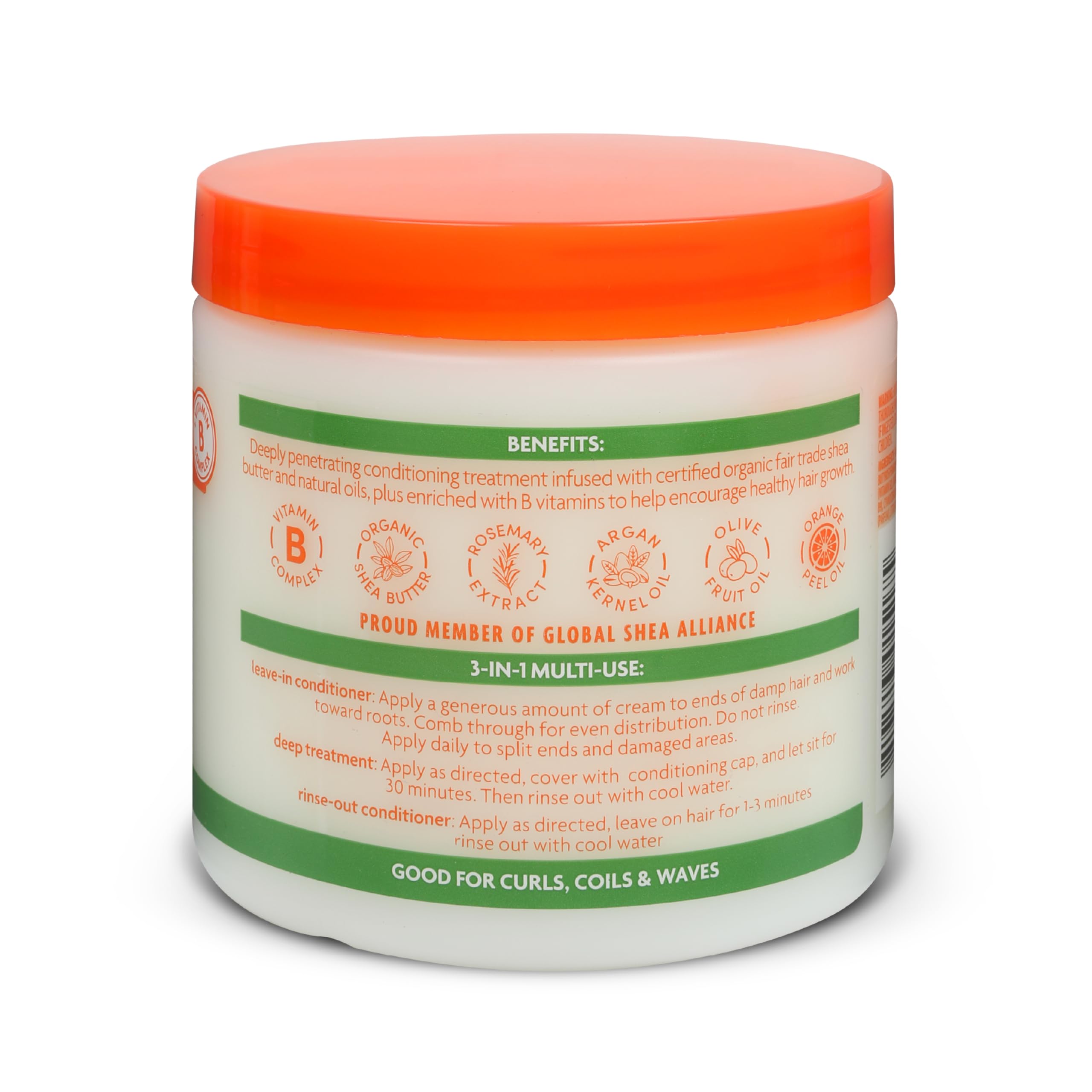 Cantu Argan Oil Leave in Conditioning Repair Cream, 16 Ounce - Cantu Official Product View 3