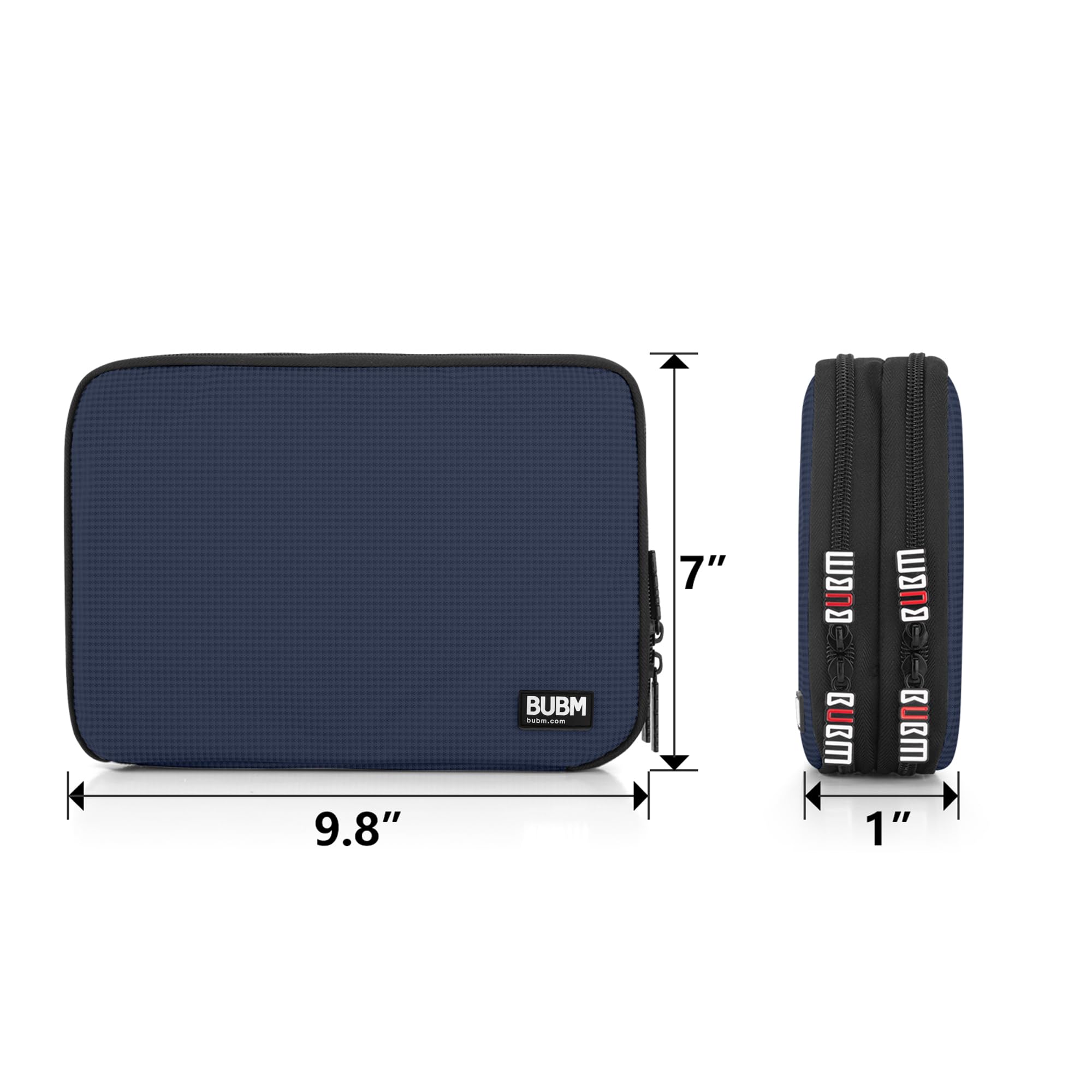 BUBM Double Layer Electronic Accessories Organizer, Travel Gear Bag for Cables, - BUBM Official Product View 3
