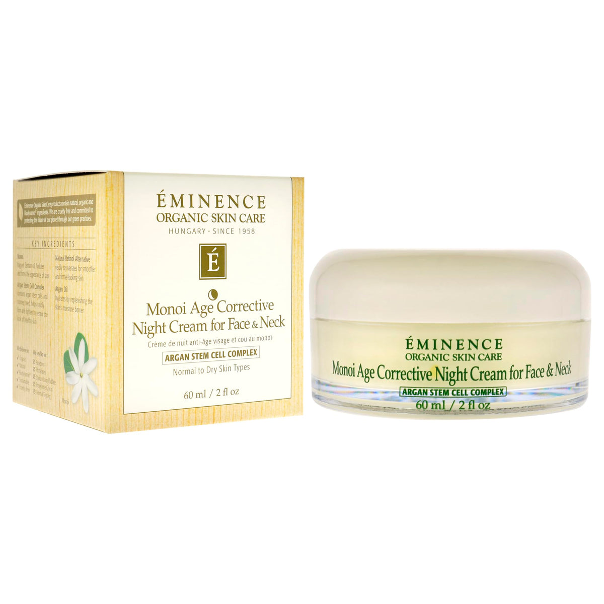 Eminence Monoi Age Corrective Night Cream for Face and Neck - Eminence Official Imagery - 4