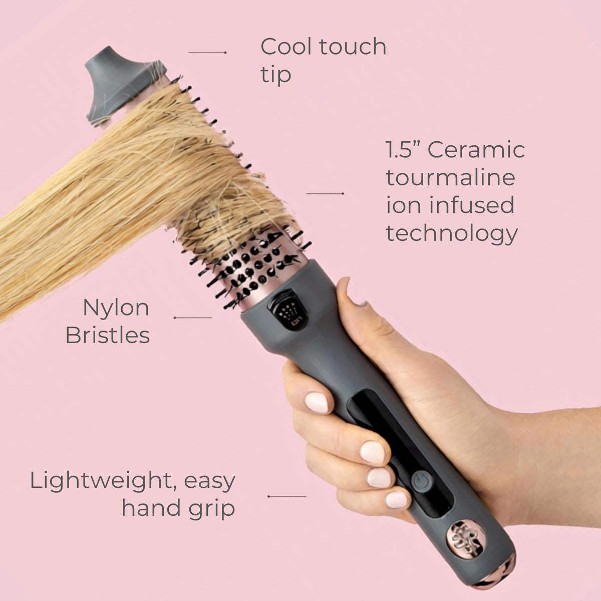 Hairitage Heated Curl Brush - Hairitage Official Imagery - 4