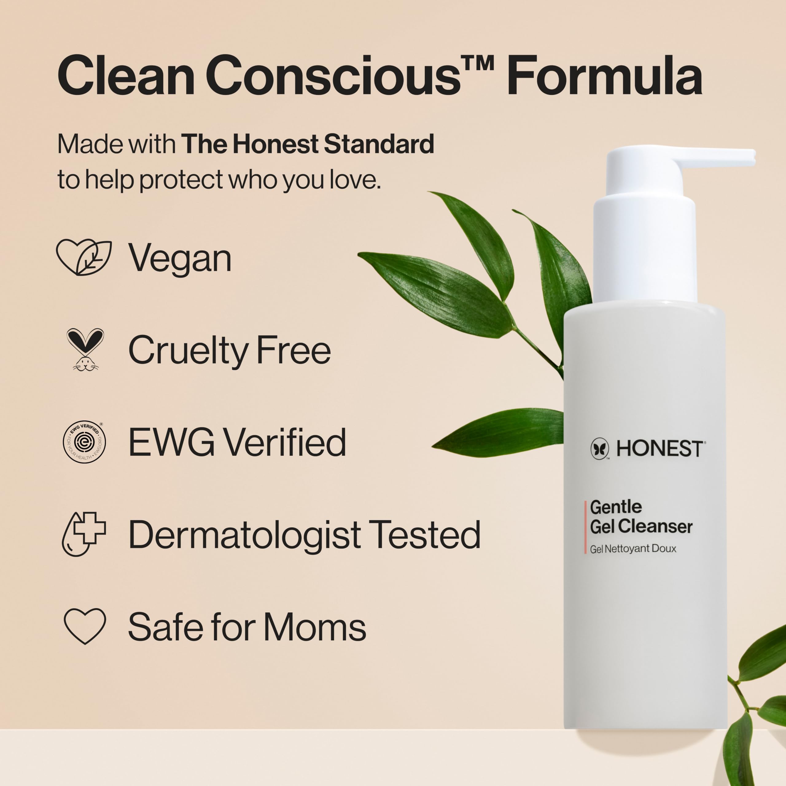 Honest Beauty Gentle Gel Daily Face Cleanser, Sensitive Skin, 5 - 4.5               4.5 out of 5 stars
