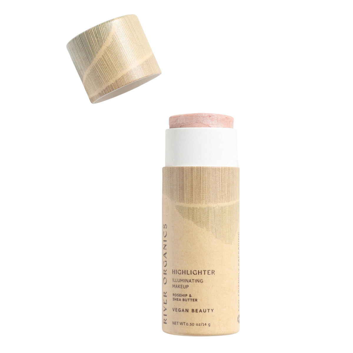 Vegan Highlighter Stick Zero Waste Natural Organic Makeup - River Organics Official Imagery - 7