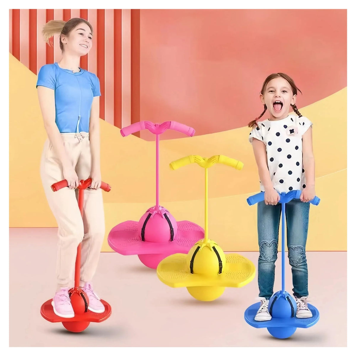 Exercise Equipment Long Height Bouncing Ball Explosion proof - Premium Selection Official Imagery - 4