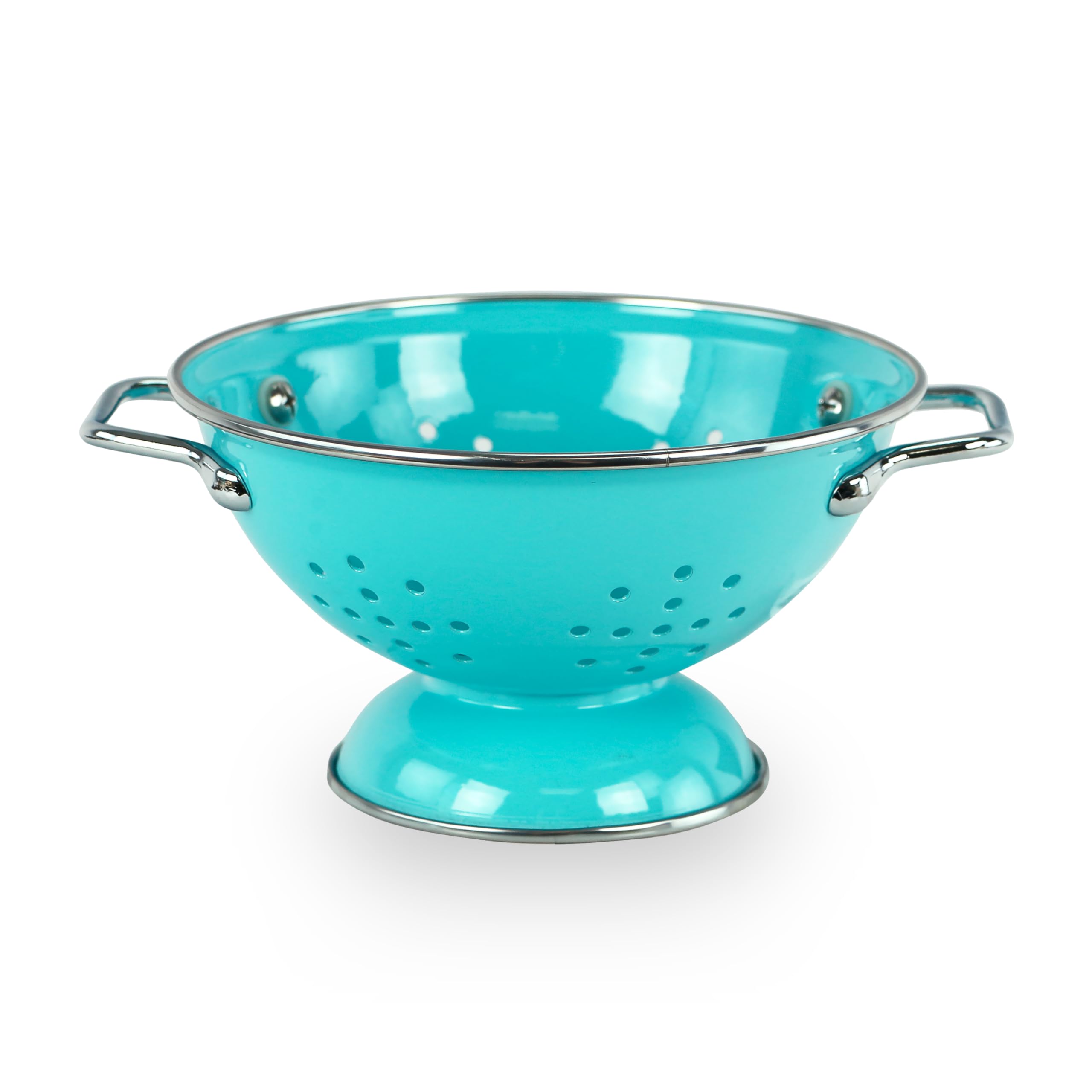 Reston Lloyd, 1 Quart Powder Coated Steel Kitchen Strainer - Product Imagery