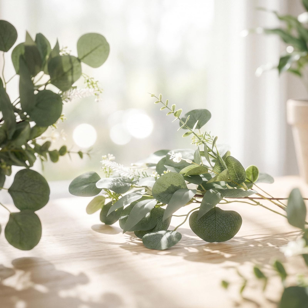 135 Pcs Artificial Eucalyptus Stems Mixed Greenery Stems for - Rowfad Official Imagery - 7