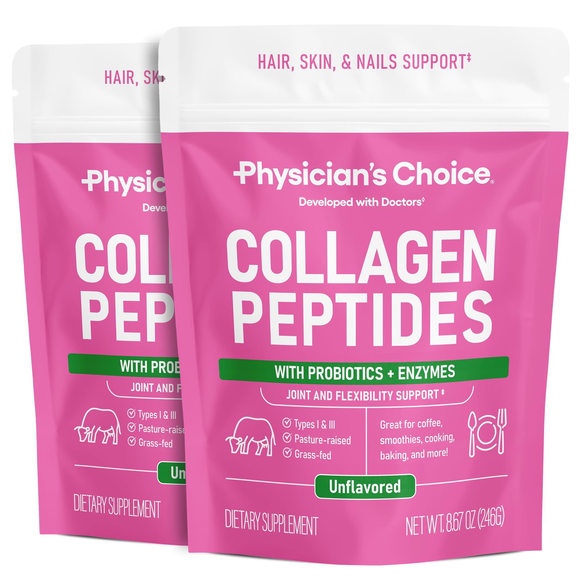 Physician s CHOICE Collagen Peptides Protein Powder Grass - Physician's CHOICE Official Imagery - 1