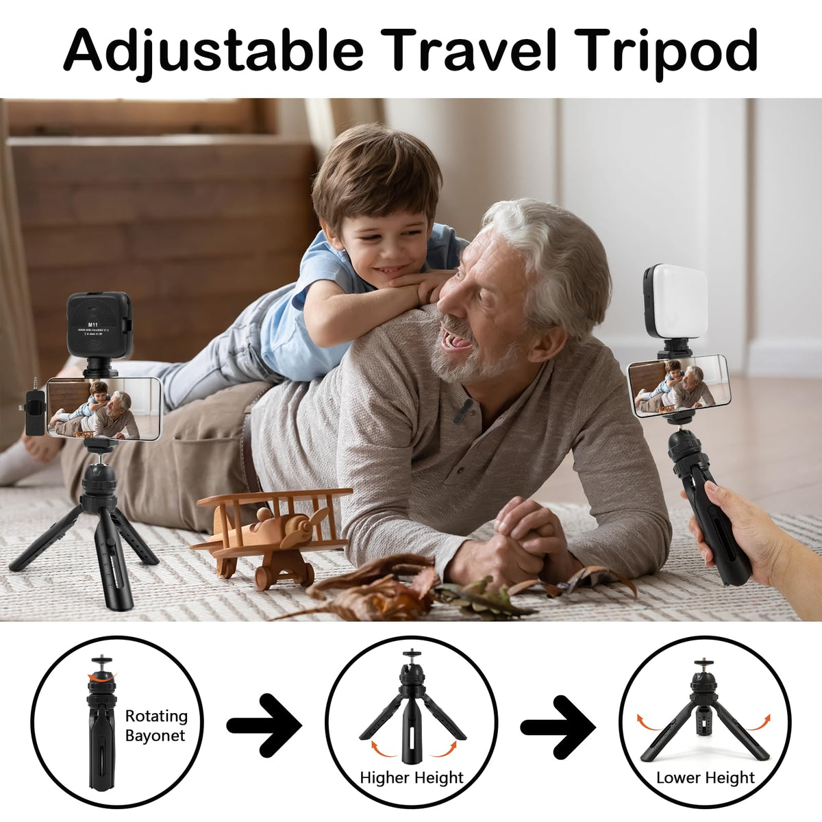 Vlogging Kit for iPhone Android Microphone for Content - Heliora Official Imagery - 5