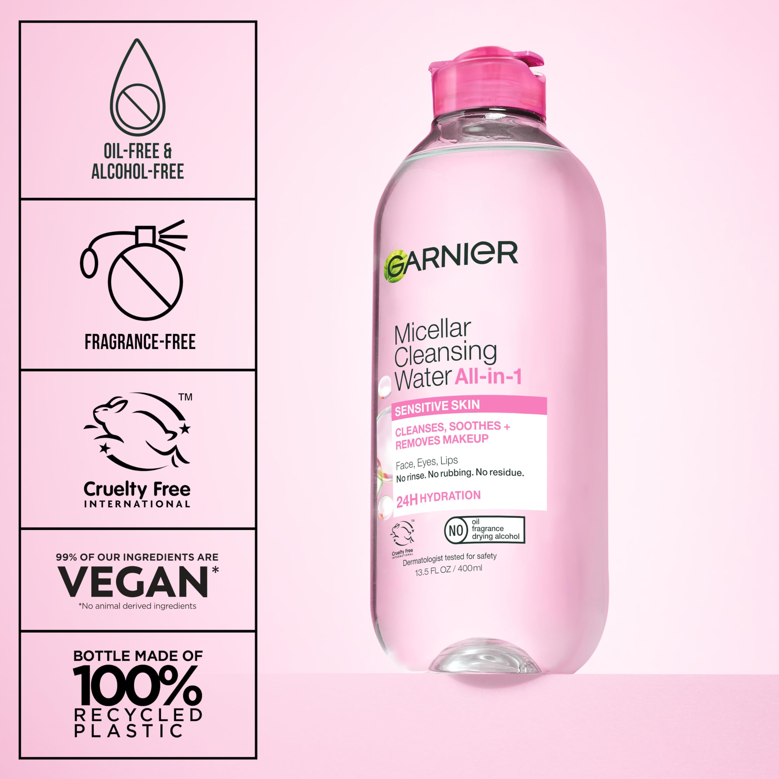 Elefair Tech Garnier Micellar Water, Hydrating Facial Cleanser & Makeup - Elefair Tech Official Product View 6