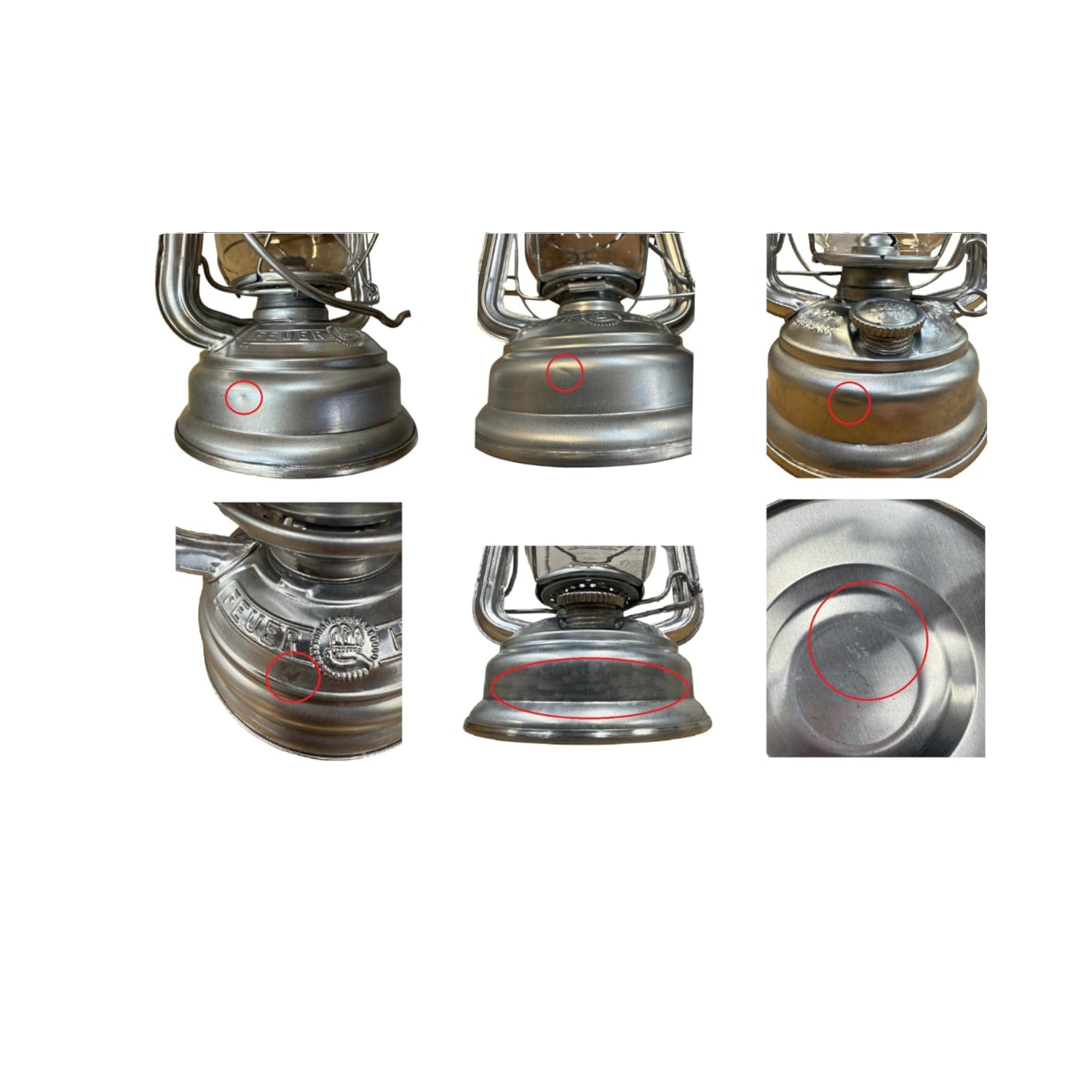 Feuerhand 12562 zinc lantern with galvanized steel construction, featuring a classic design and sturdy handle for outdoor use.