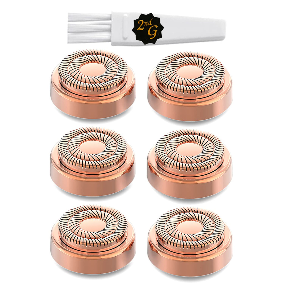 Replacement Heads for Flawless Gen 2 Double Ring 6 Pack - tuokiy Official Imagery - 2