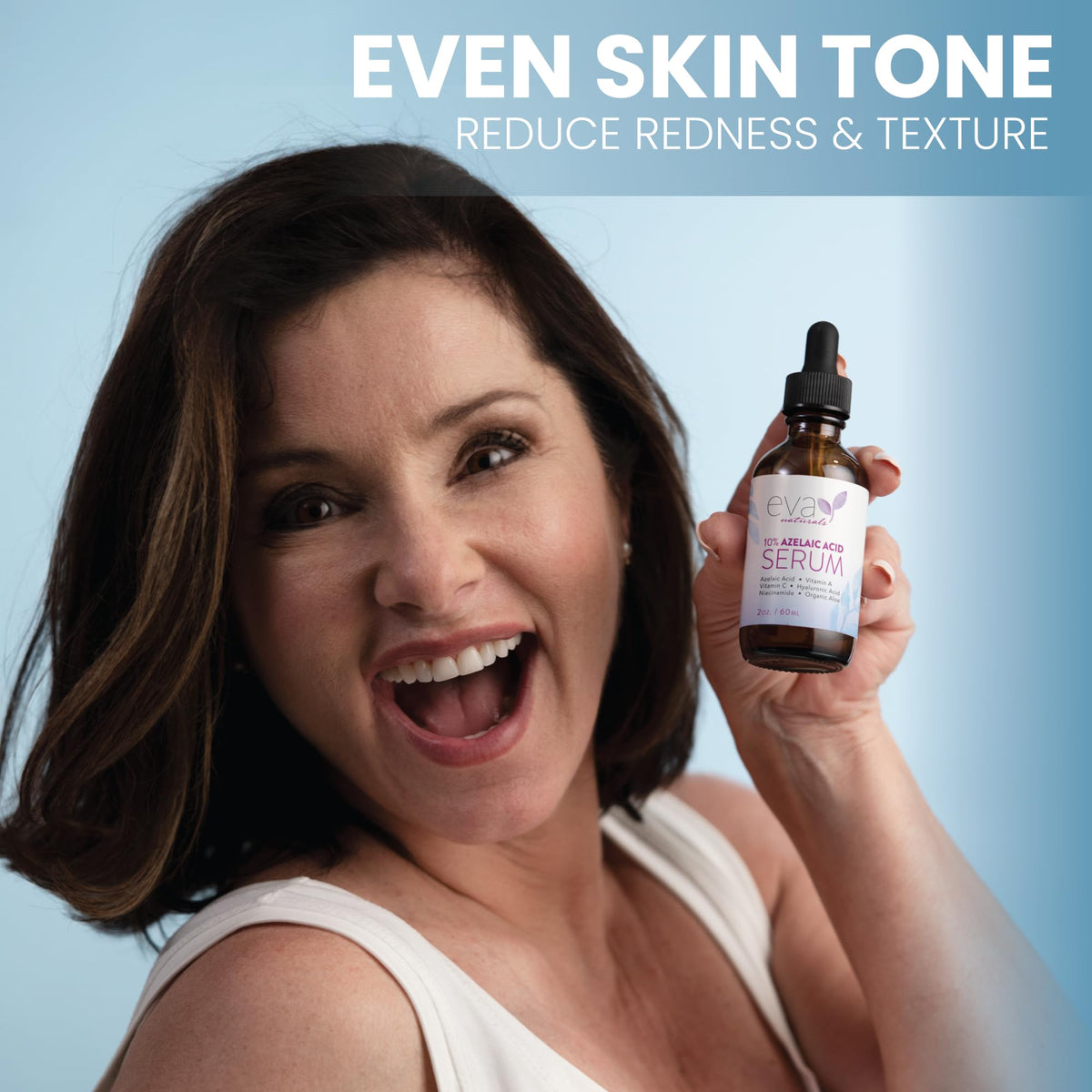 Eva Naturals Azelaic Acid 10 Facial Serum 2 fl oz - Eva Naturals Official Imagery - 6
