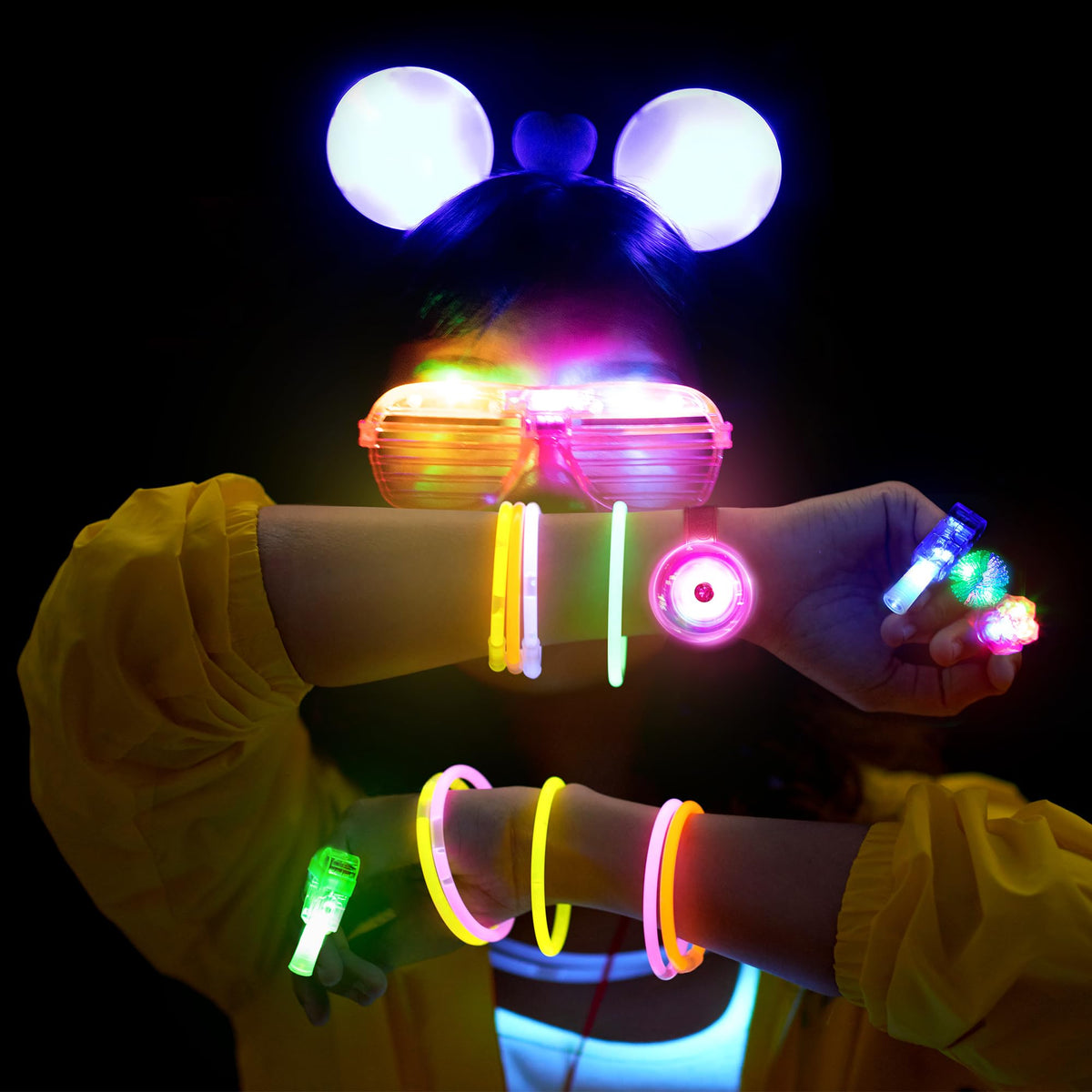 Mocoosy Glow in the Dark Party Supplies for Kids Halloween - Mocoosy Official Imagery - 5