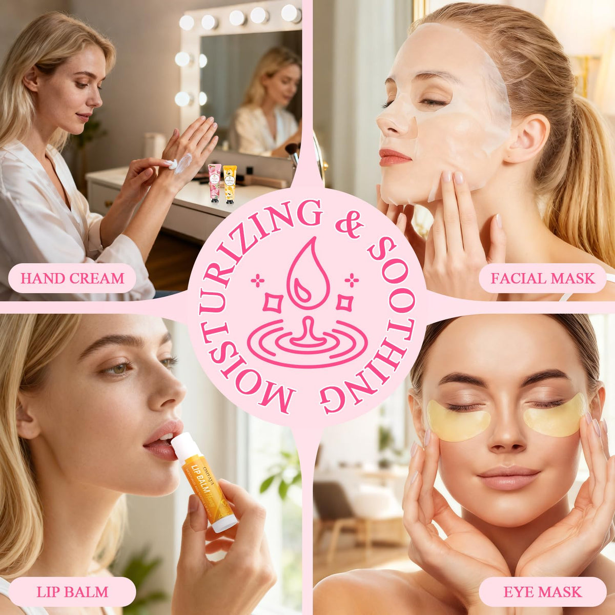 72 Pcs Bulk Gifts For Women Bulk Facial Mask Lip Balms Hand - LFENYIGI Official Imagery - 6