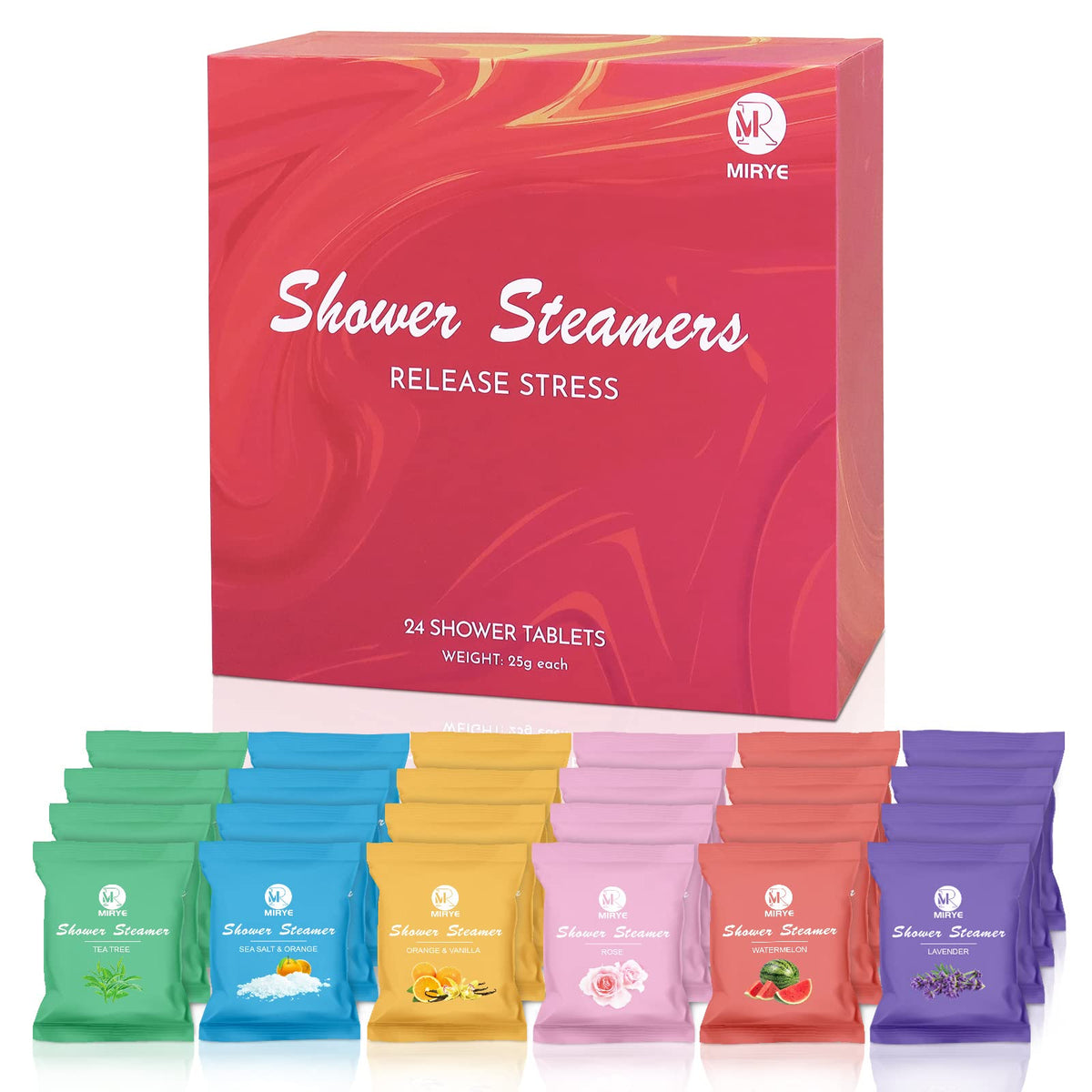 Shower Steamers Aromatherapy Birthday Gifts for Women 24pcs - MR MIRYE Official Imagery - 2