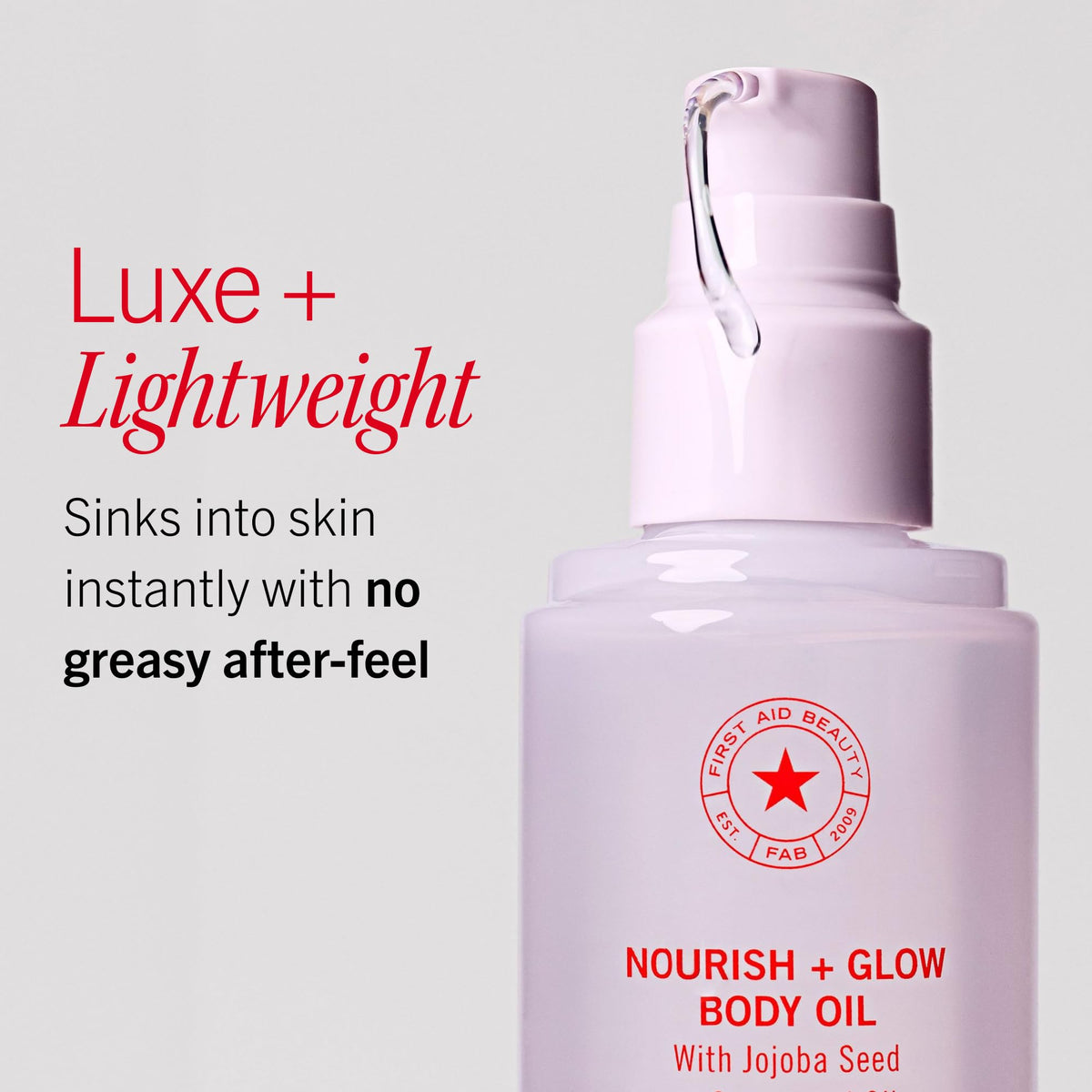 First Aid Beauty Nourish Glow Body Oil Crisp Tangerine Scent - Premium Selection Official Imagery - 6