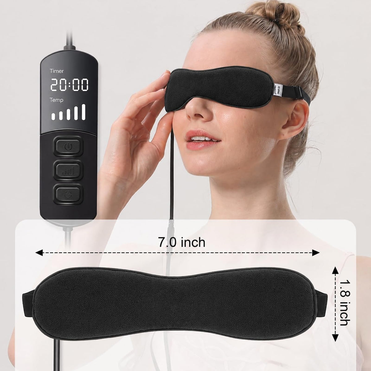 Aroma Season Heated Eye Mask for Dry Eyes Warm Eye Compress - Aroma Season Official Imagery - 8