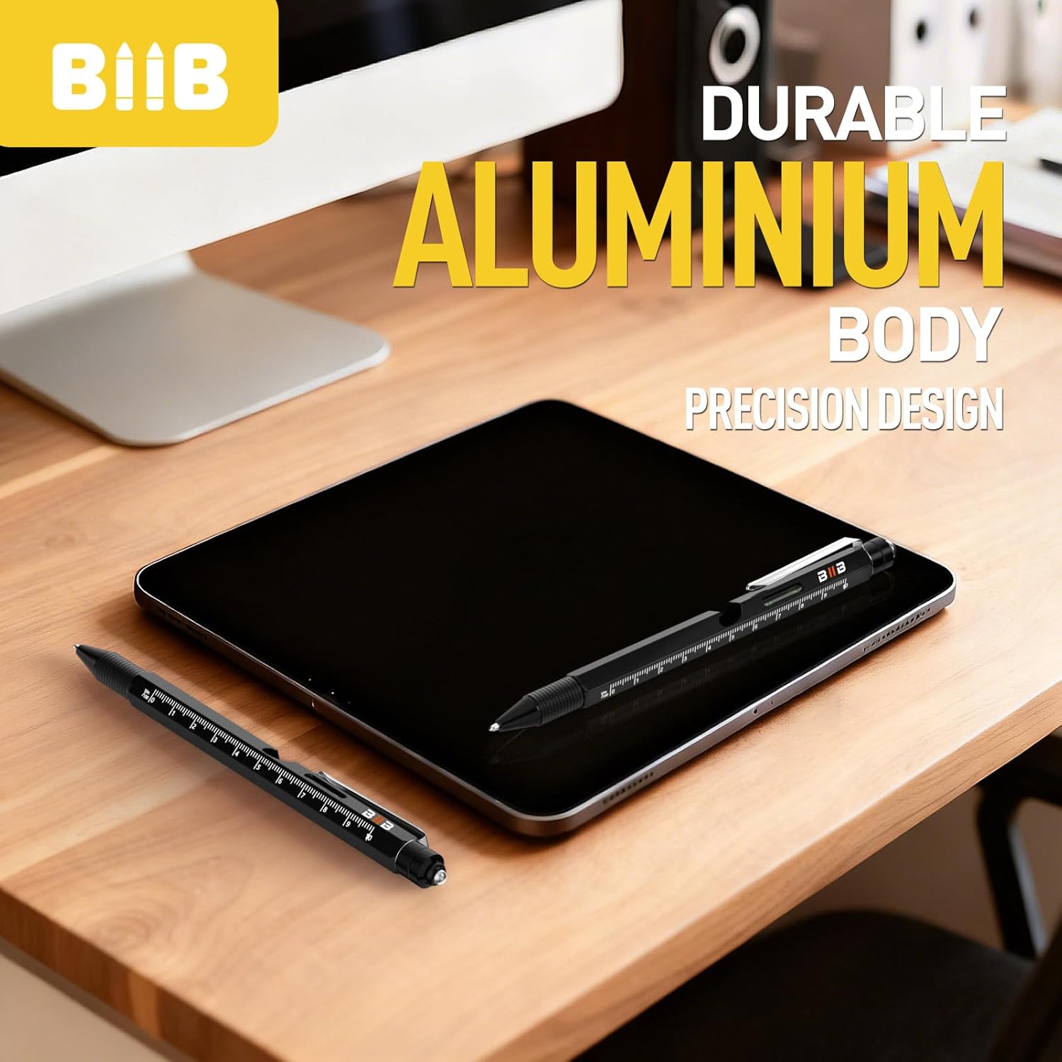 BIIB 9-in-1 multitool pen, Easter gift for men, compact tool with multiple functions, ideal for Easter baskets and men's gifts