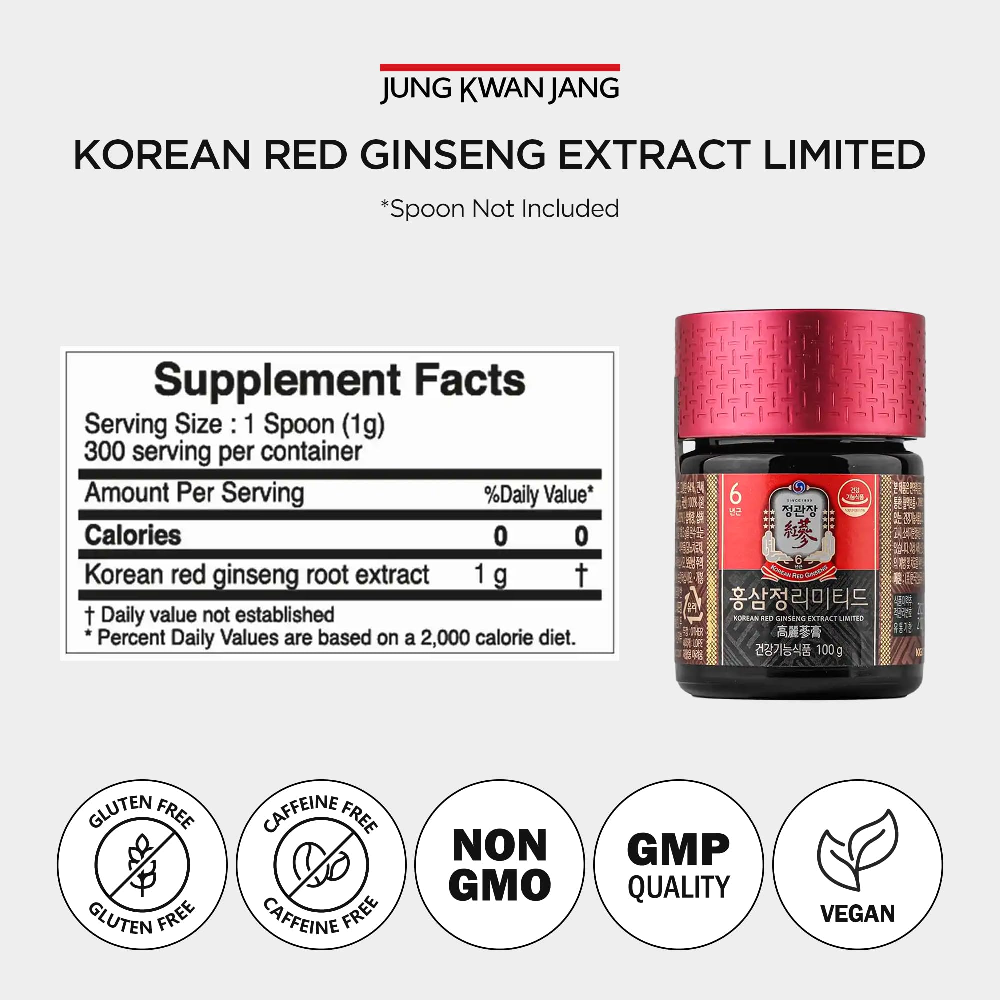 JUNG KWAN JANG Korean Red Ginseng Extract Limited 100g Jar | Gins - JUNG KWAN JANG Official Product View 7