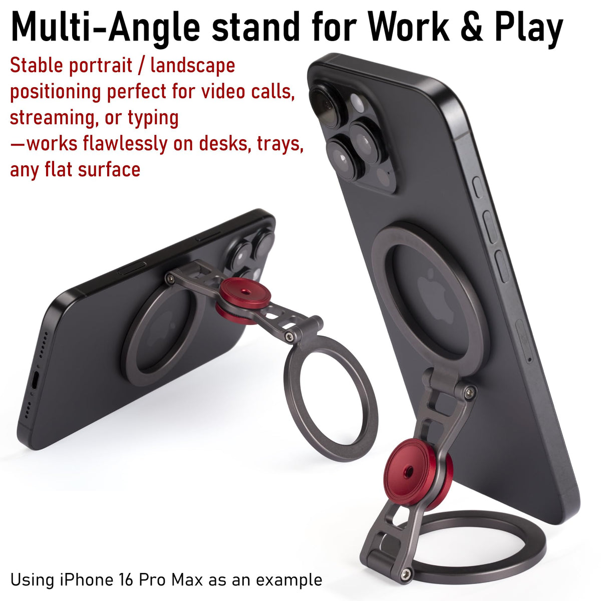 Magnetic Phone Stand Fidget Spinner Combo for MagSafe iPhone - SHINEWEE Official Imagery - 4