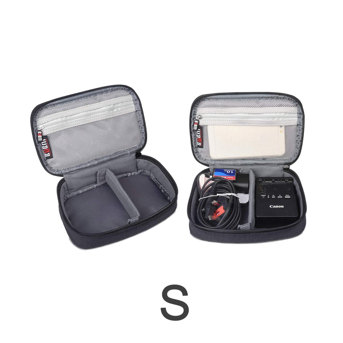 BUBM 3pcs Double Layer Electronic Organizer Travel Gadgets - BUBM Official Imagery - 7