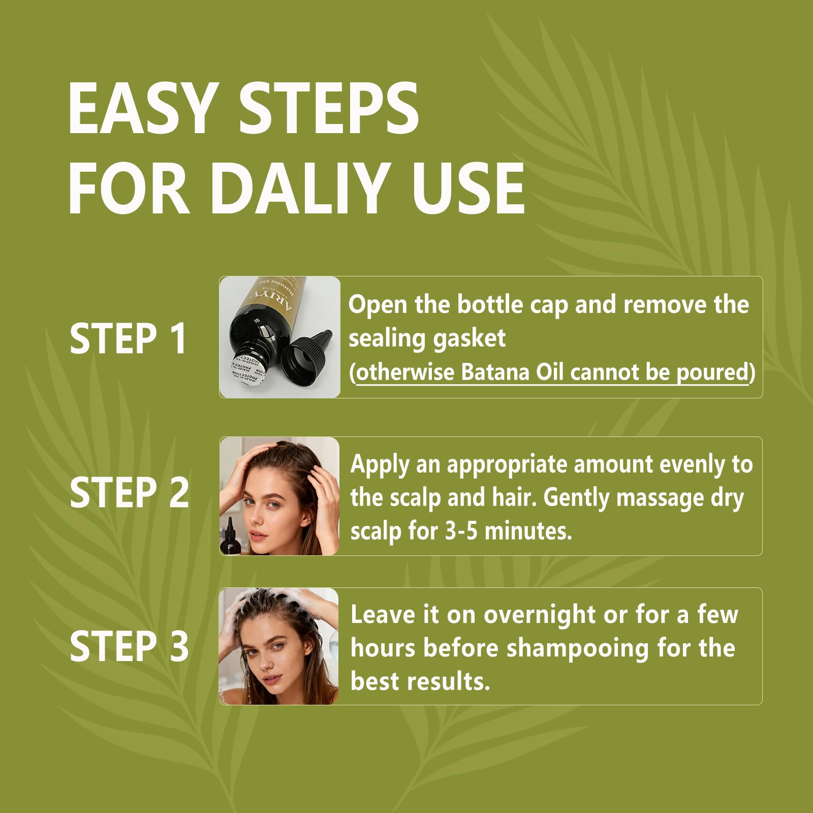 Ariyv Organic Raw Batana Oil for Hair & Scalp - Pure Unrefined Batana Butter for Hair - Ariyv Official Product View 3