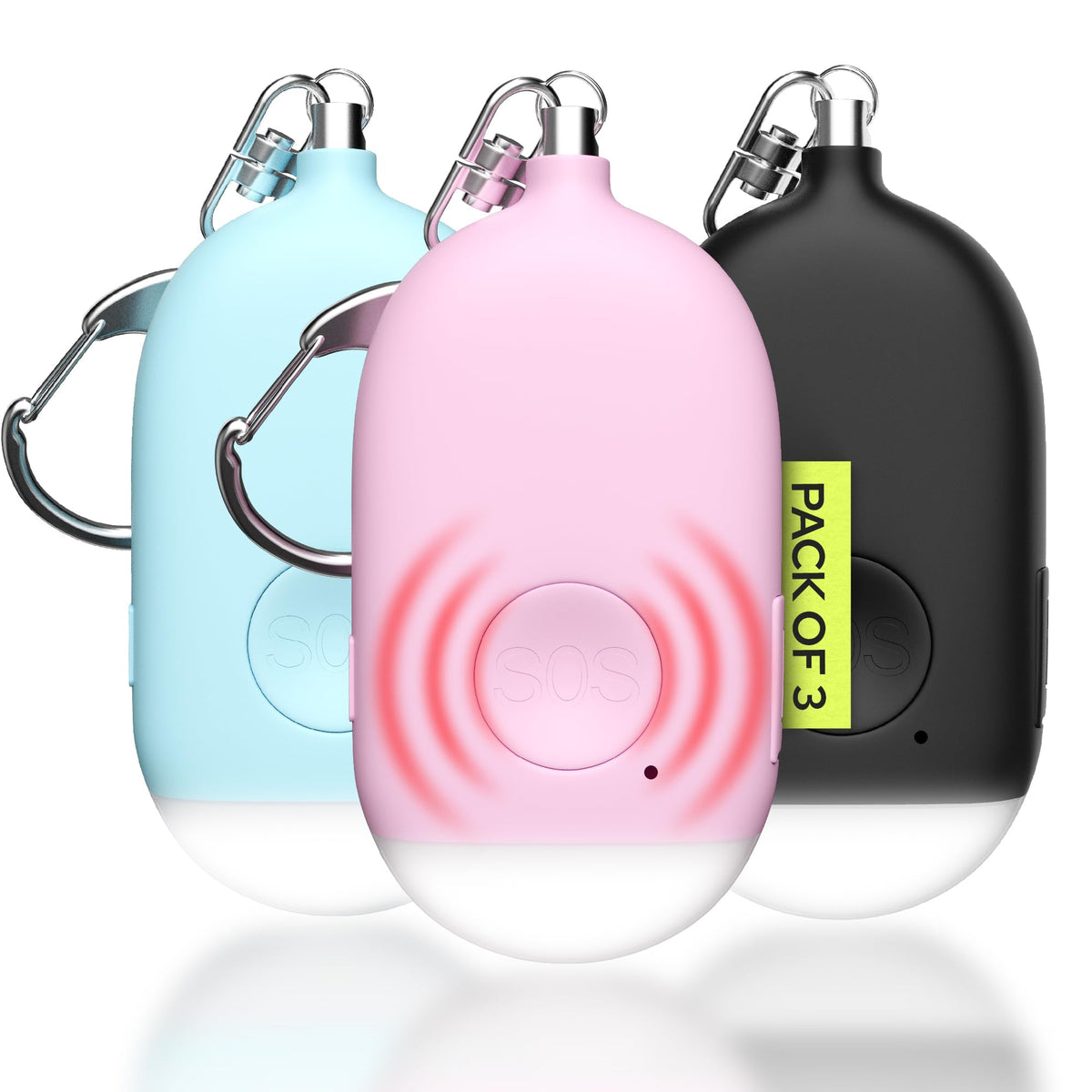 Rechargeable Personal Alarm Keychain - WETEN Official Imagery - 1