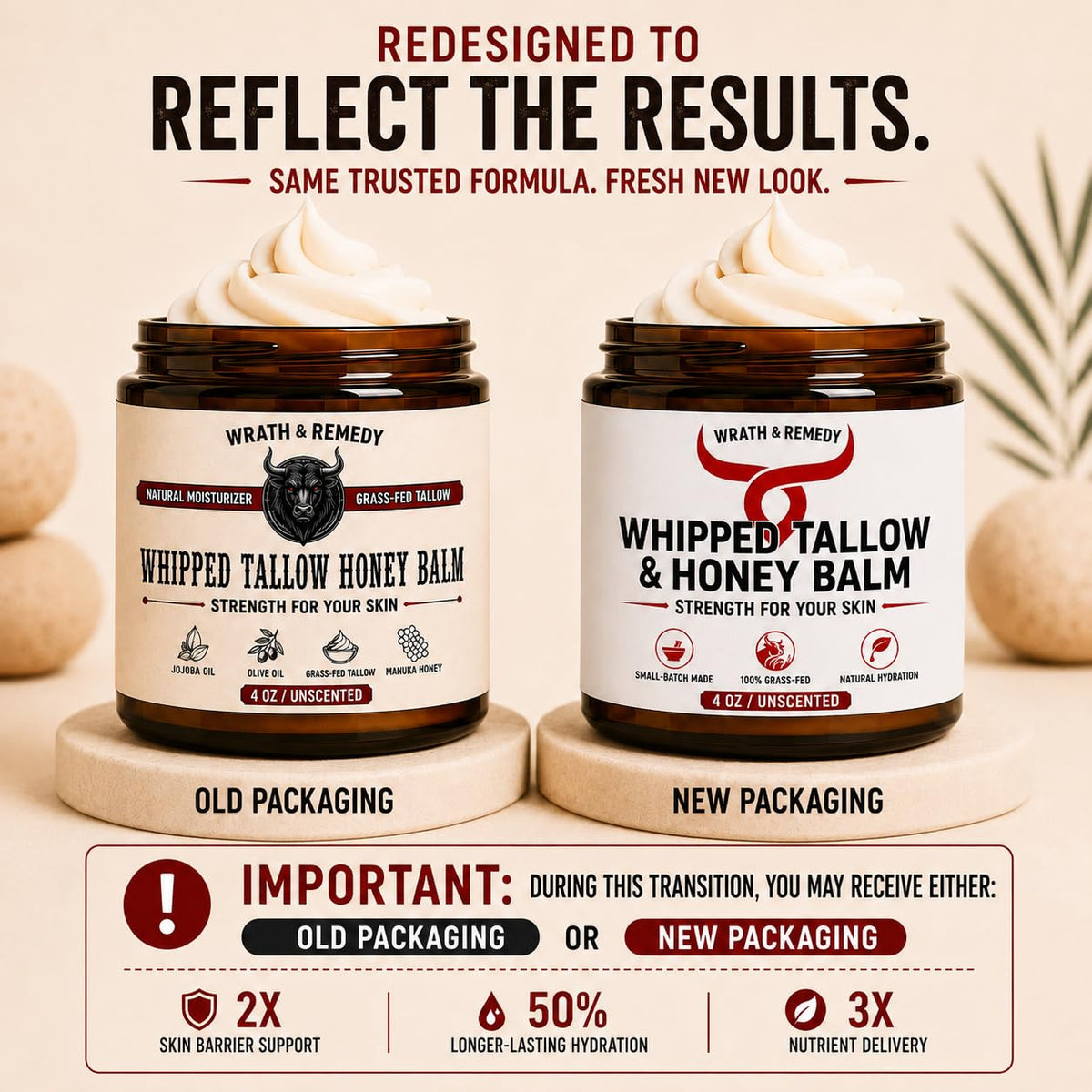 Organic Beef Tallow for Skin Made in USA Handcrafted - Wrath & Remedy Official Imagery - 3