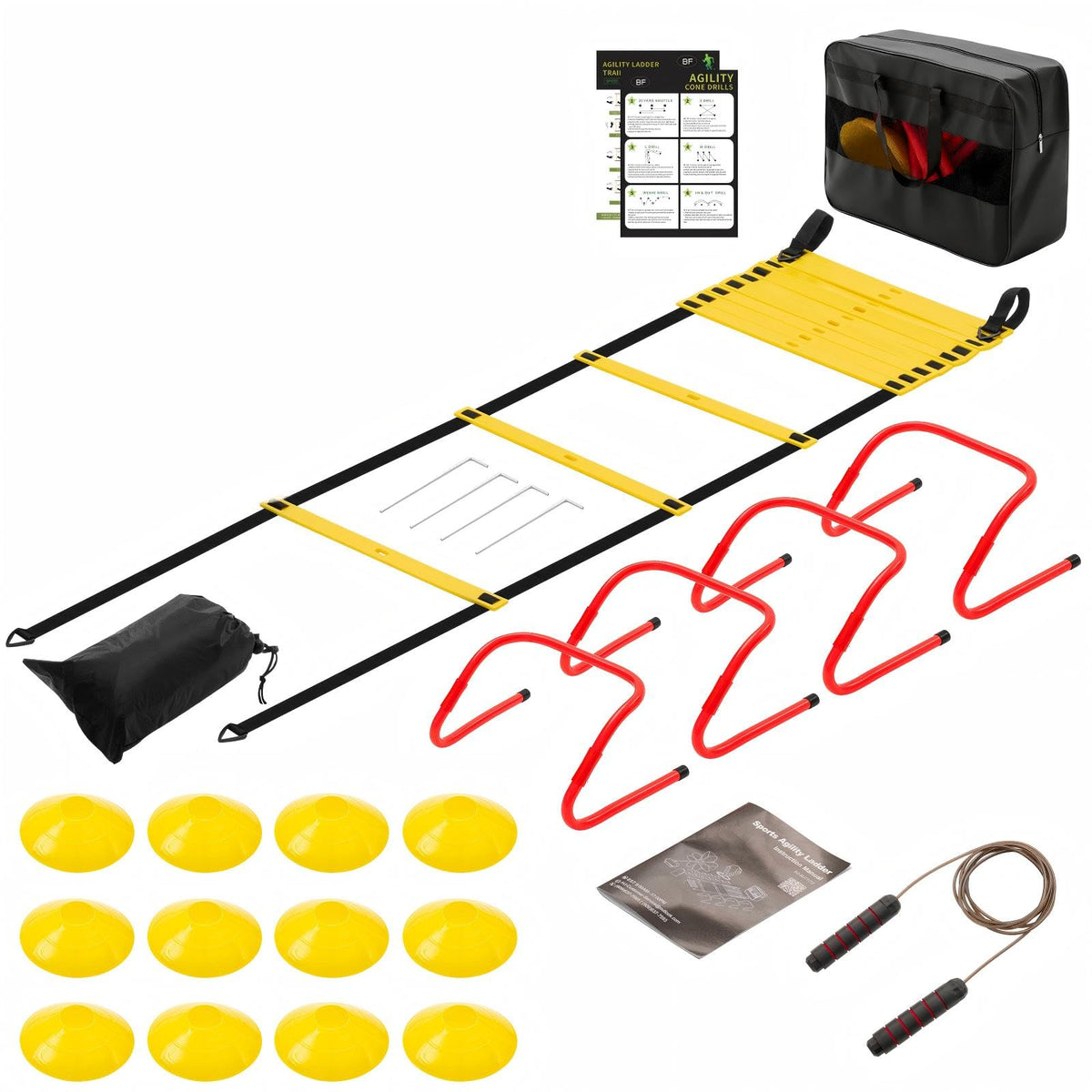NEWBULIG Agility Ladder Speed Training Equipment Football - NEWBULIG Official Imagery - 2