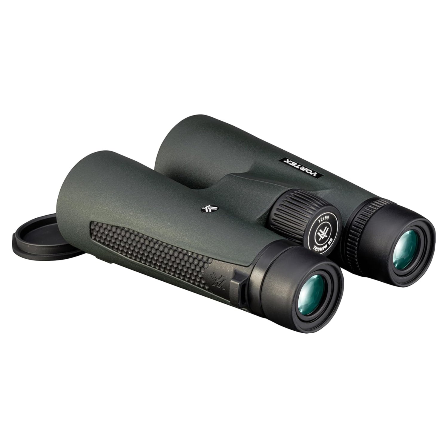 Elefair Vortex Triumph HD 12x50 binoculars with shock resistance and tripod mount capability, featuring large objective lenses and ergonomic design.