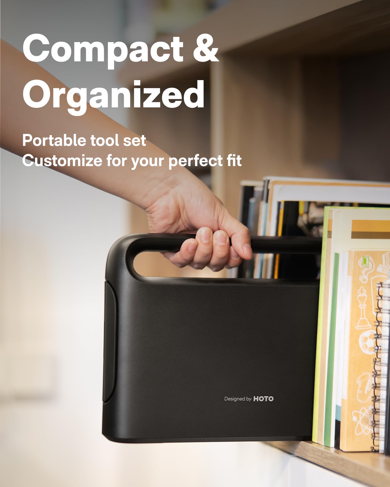 HOTO 40-Piece Tool Kit for Dorm, Household Essentials Tool Set - HOTO Official Product View 8