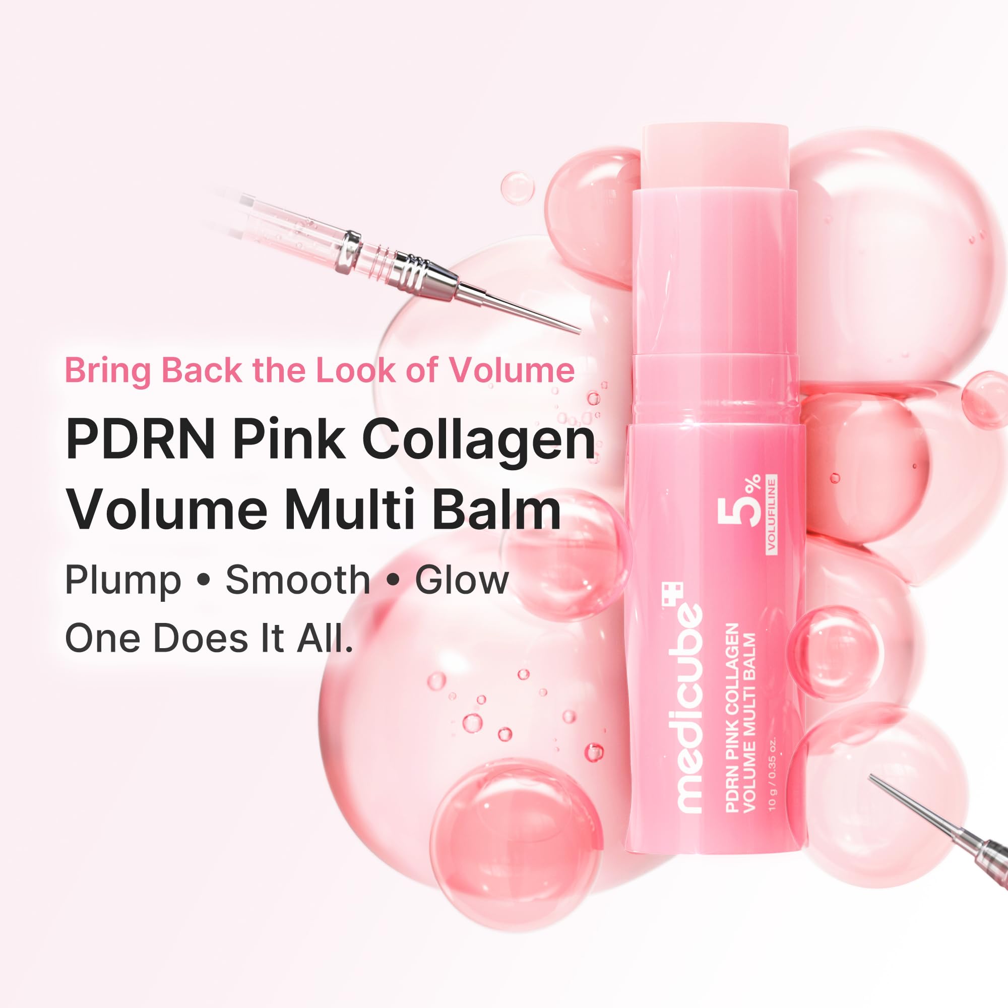 medicube PDRN Pink Collagen Volume Multi Balm Stick - medicube Official Product View 3