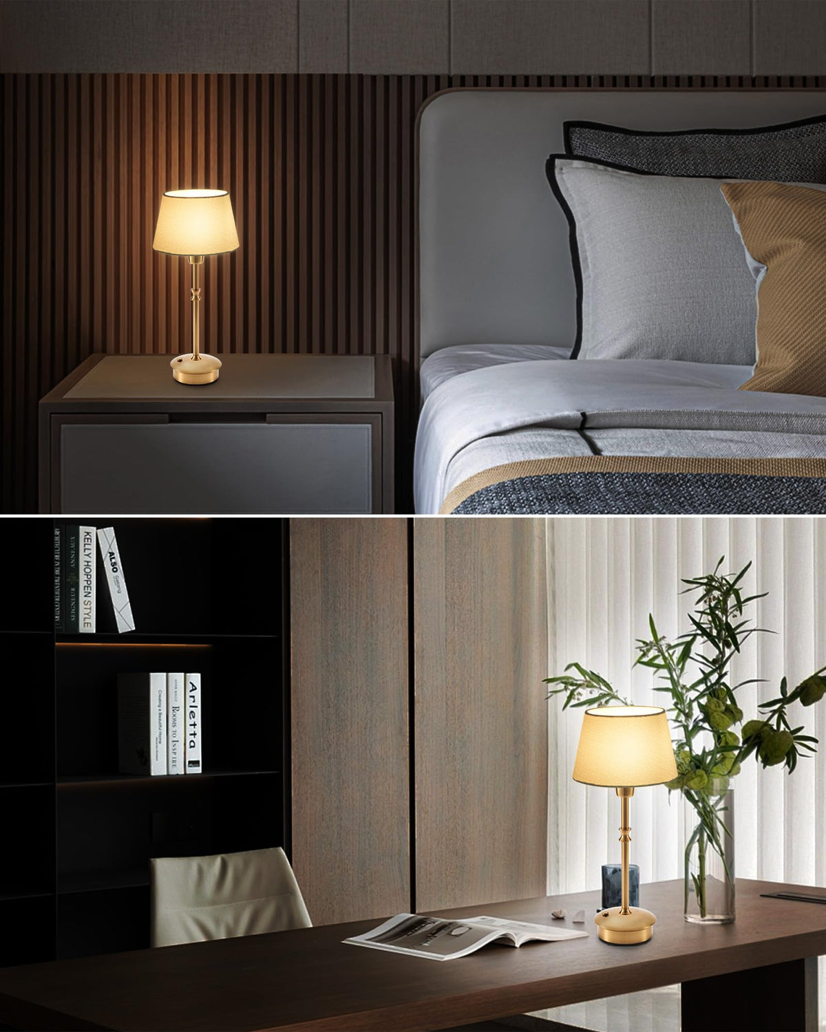 UMEXUS Cordless Rechargeable Table Lamp Small Battery - UMEXUS Official Imagery - 4