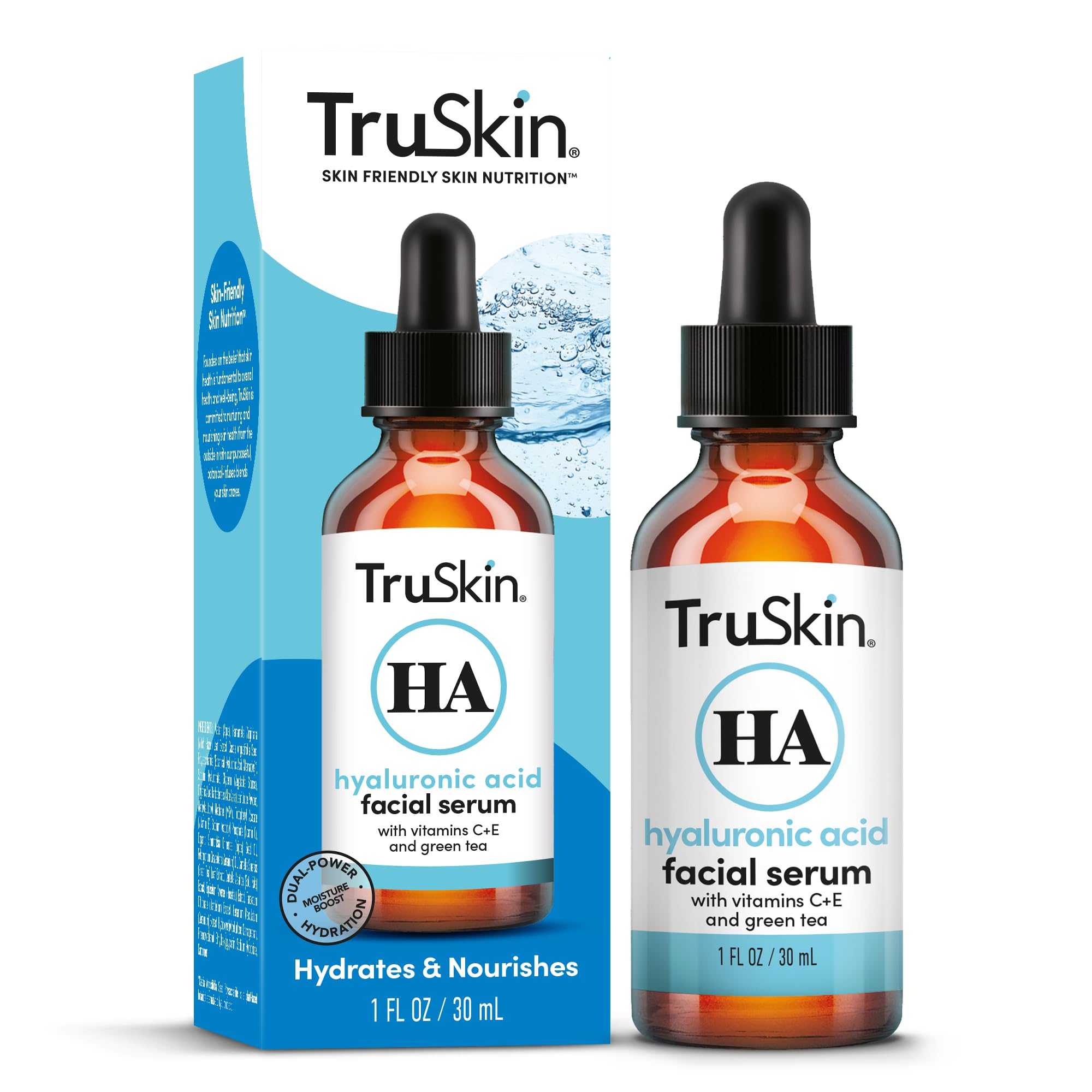 TruSkin Hyaluronic Acid Serum for Face for Hydrated, Plumper Skin, 1 fl oz - TruSkin Official Product View 9