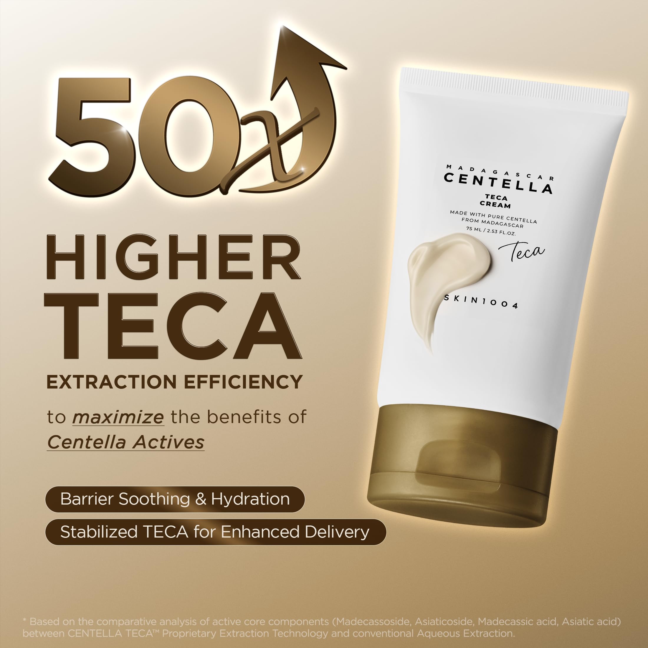 SKIN1004 Madagascar Centella TECA Cream Face Moisturizer - SKIN1004 Official Imagery - 3