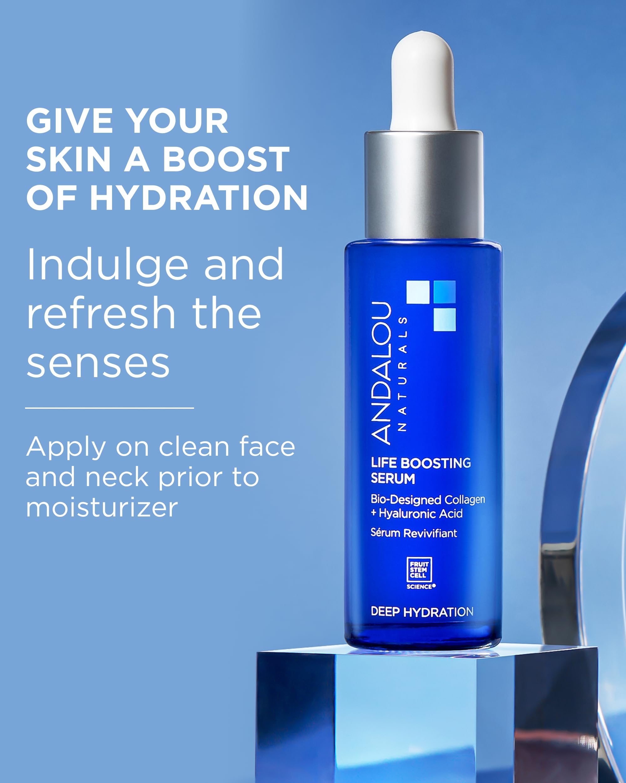 Andalou Naturals Collagen + Hyaluronic Acid Serum for Face - Andalou Naturals Official Product View 6
