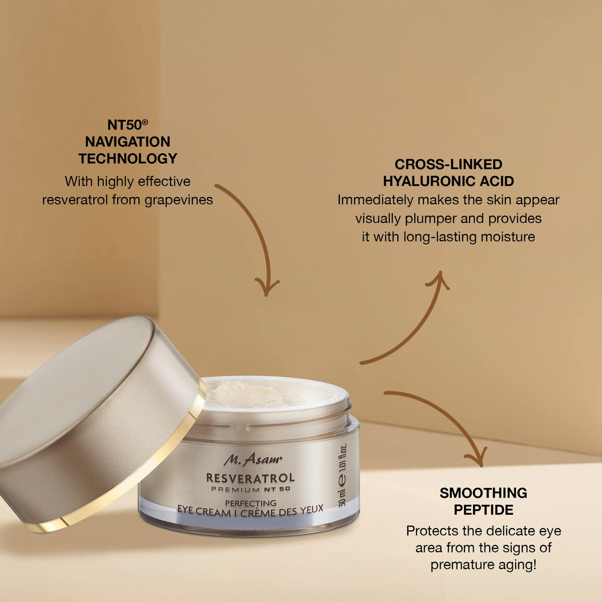 M Asam Resveratrol Premium NT50 Perfecting Eye Cream - M. Asam Official Imagery - 3